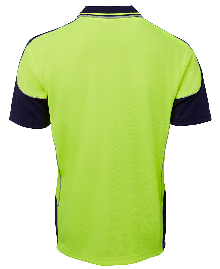 JB's Hi Vis Contrast Piping Polo 6HCP4 | Piping Style