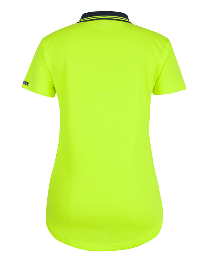 JB's Ladies Hi Vis S/S Drop Tail Polo 6HDS1