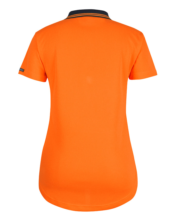 JB's Ladies Hi Vis S/S Drop Tail Polo 6HDS1