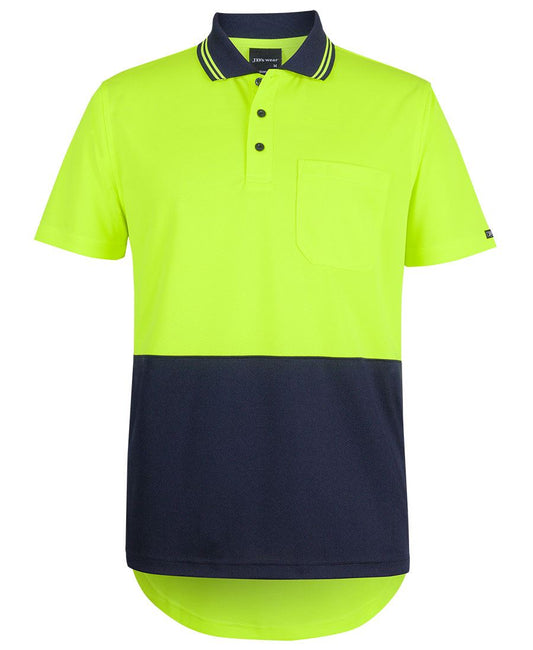 JB's Hi Vis S/S Drop Tail Polo 6HDS
