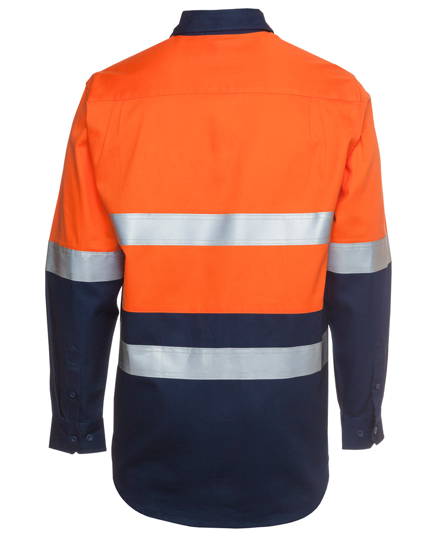 JB's Hi Vis (D+N) L/S 190G Work Shirt 6HLS | Constructed for safety