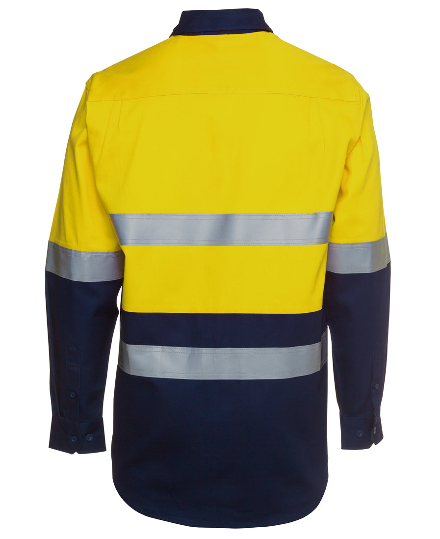 JB's Hi Vis (D+N) L/S 190G Work Shirt 6HLS | Constructed for safety
