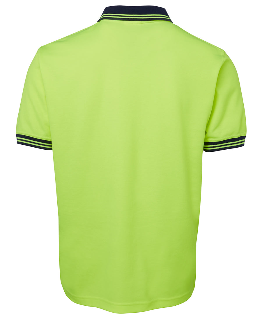 JB's Hi Vis S/S Cotton Back Polo 6HPS | Comfortable safety polo