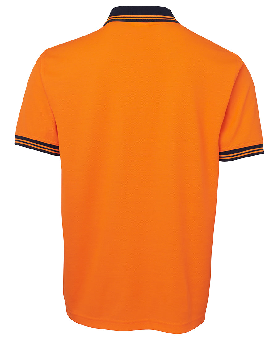JB's Hi Vis S/S Cotton Back Polo 6HPS | Comfortable safety polo