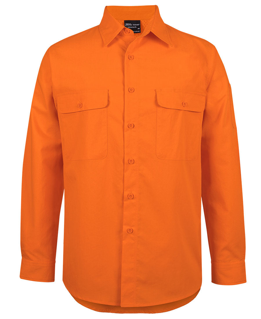 JB's Hi VIs Class F Ripstop L/S Work Shirt 6HRFL | Stay flexible and cool