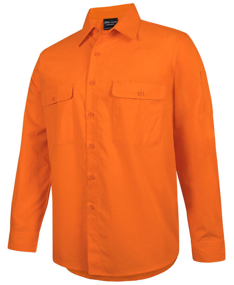 JB's Hi VIs Class F Ripstop L/S Work Shirt 6HRFL | Stay flexible and cool