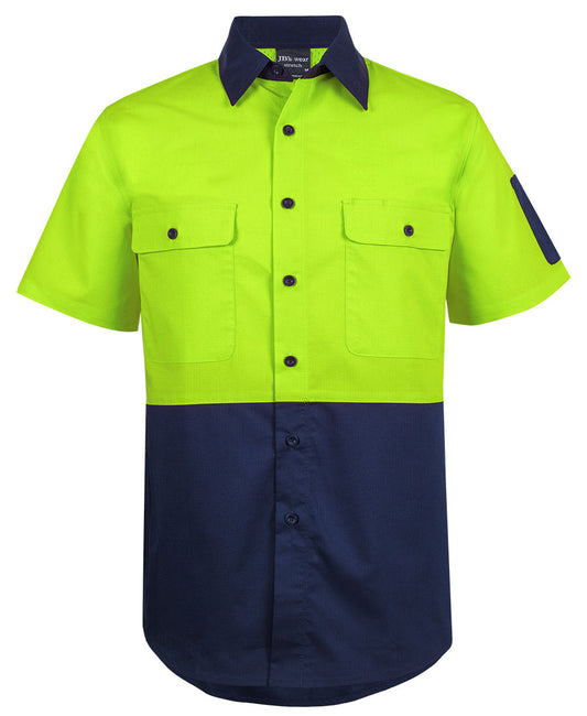 JB's Hi Vis Class F Ripstop S/S Work Shirt 6HRFS | Stay flexible and cool