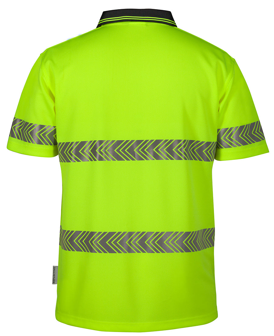 JB'S Hi Vis S/S Segmented Tape Polo 6HSST