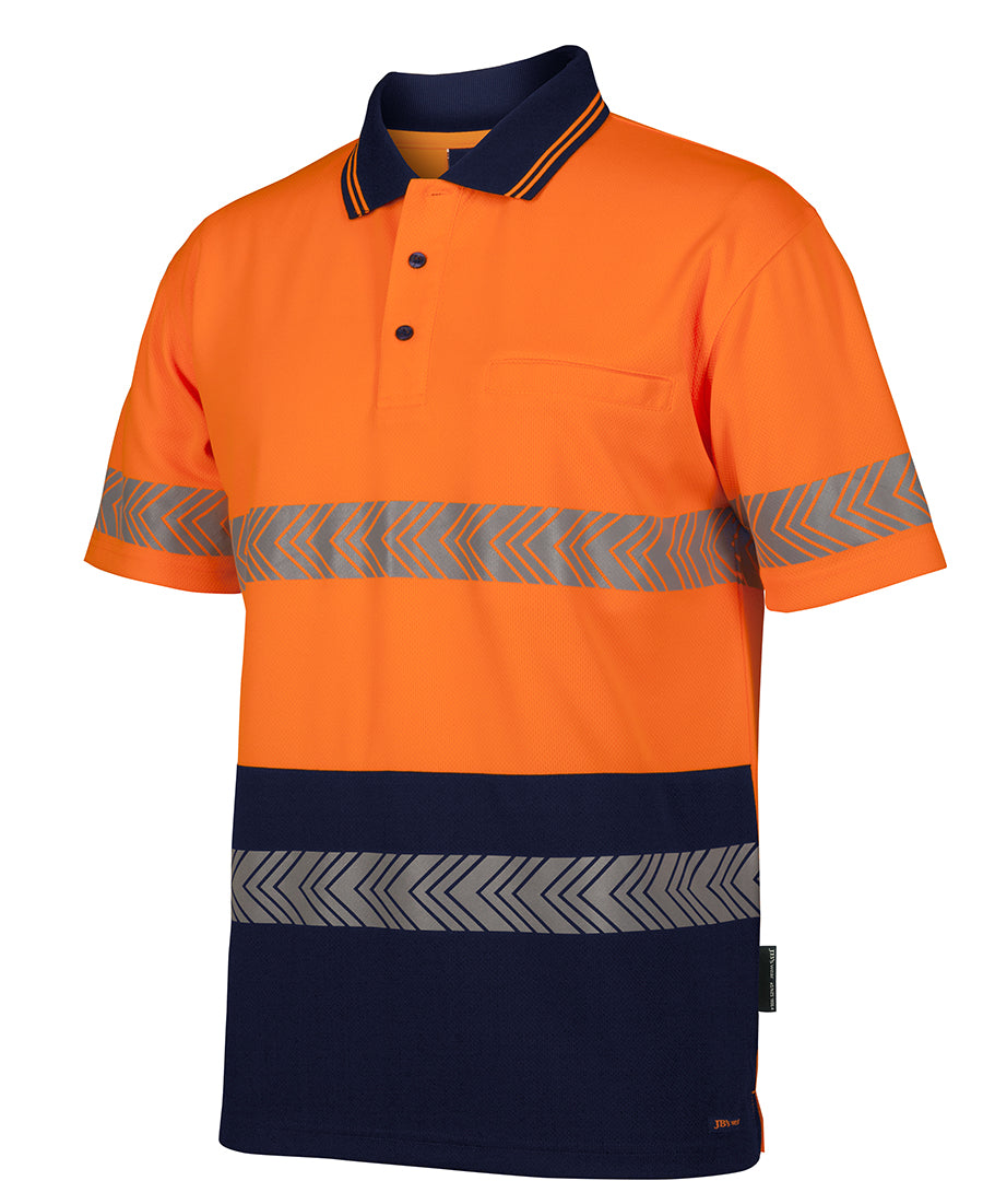 JB'S Hi Vis S/S Segmented Tape Polo 6HSST