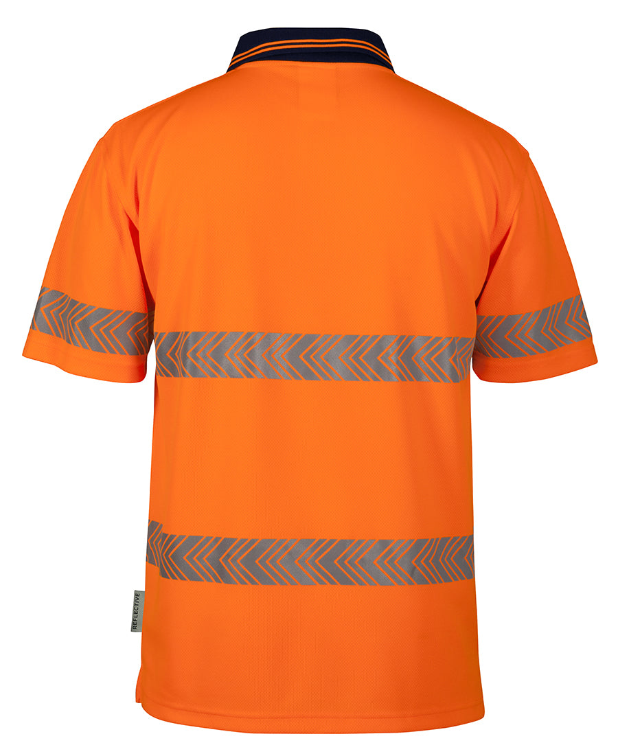 JB'S Hi Vis S/S Segmented Tape Polo 6HSST