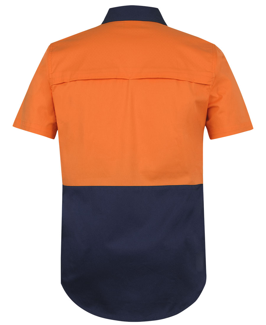 JB's Hi Vis S/S Stretch Work Shirt 6HSWS