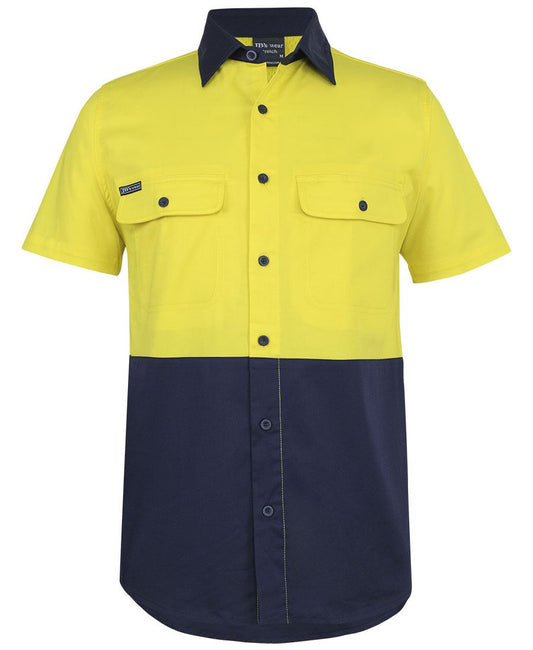 JB's Hi Vis S/S Stretch Work Shirt 6HSWS
