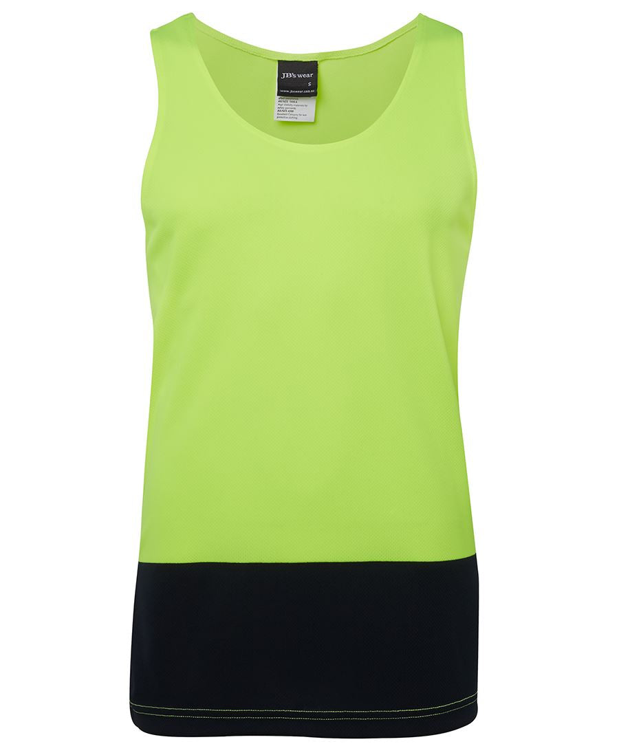 JB's Hi Vis Traditional Singlet 6HTS | Traditional comfort