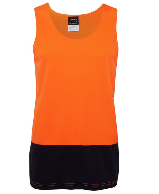 JB's Hi Vis Traditional Singlet 6HTS | Traditional comfort