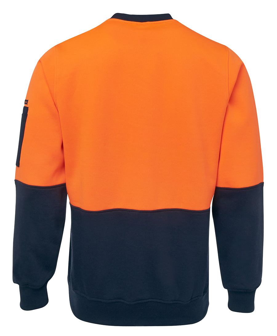 JB's Hi Vis Fleecy Crew 6HVCN | Traditional pullover