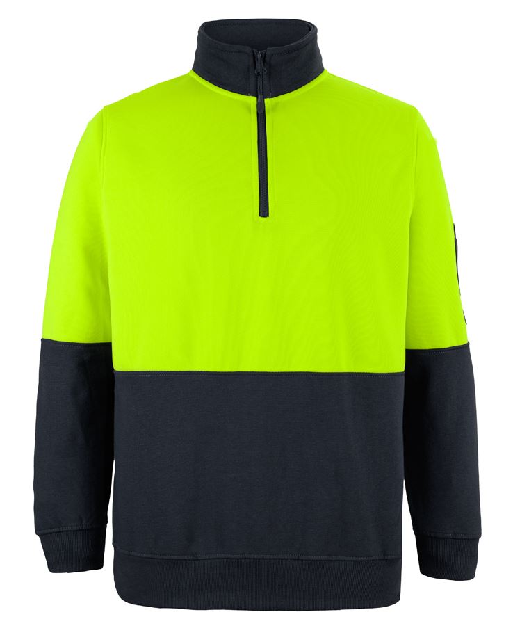 JB's Hi Vis 1/2 Zip Fleecy 6HVFH | Classic Cool Weather Option