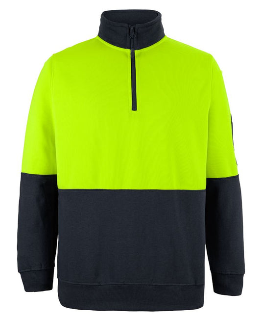 JB's Hi Vis 1/2 Zip Fleecy 6HVFH | Classic Cool Weather Option