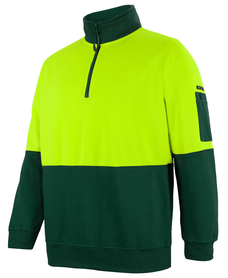 JB's Hi Vis 1/2 Zip Fleecy 6HVFH | Classic Cool Weather Option