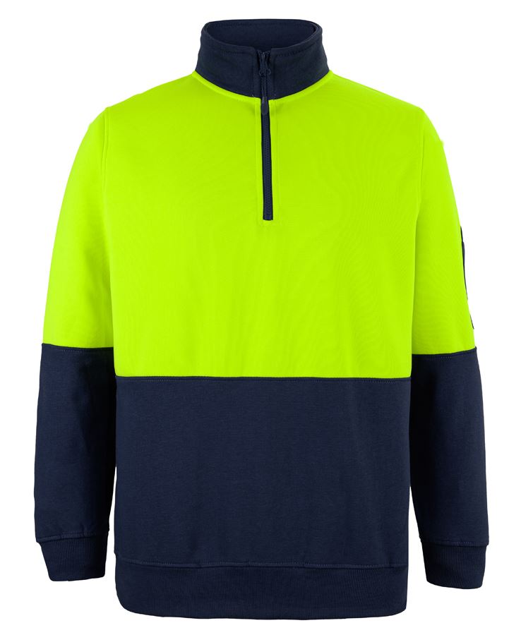 JB's Hi Vis 1/2 Zip Fleecy 6HVFH | Classic Cool Weather Option