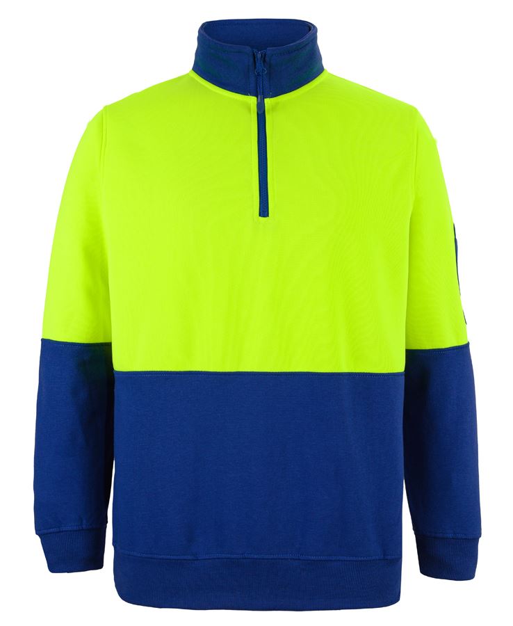 JB's Hi Vis 1/2 Zip Fleecy 6HVFH | Classic Cool Weather Option