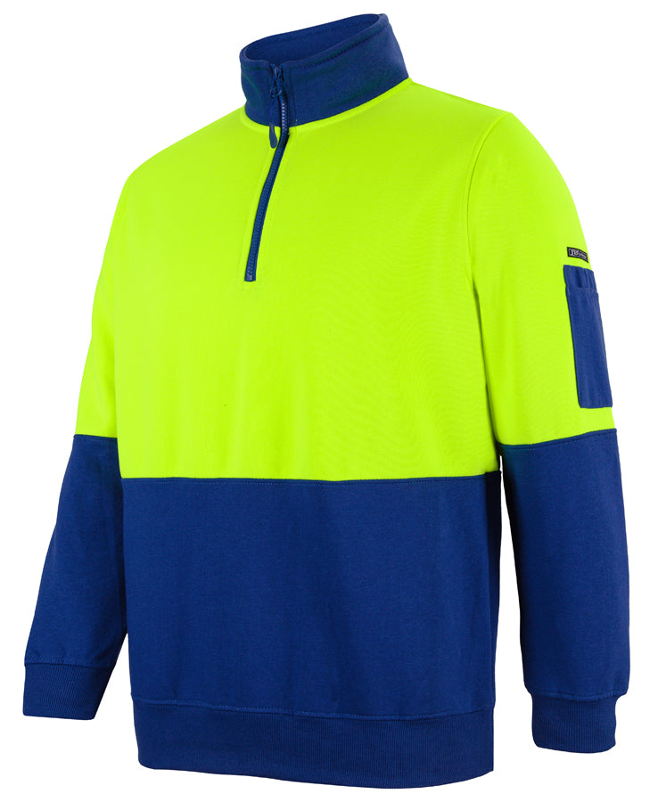 JB's Hi Vis 1/2 Zip Fleecy 6HVFH | Classic Cool Weather Option