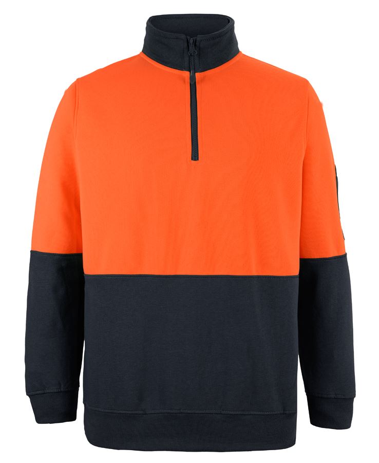 JB's Hi Vis 1/2 Zip Fleecy 6HVFH | Classic Cool Weather Option