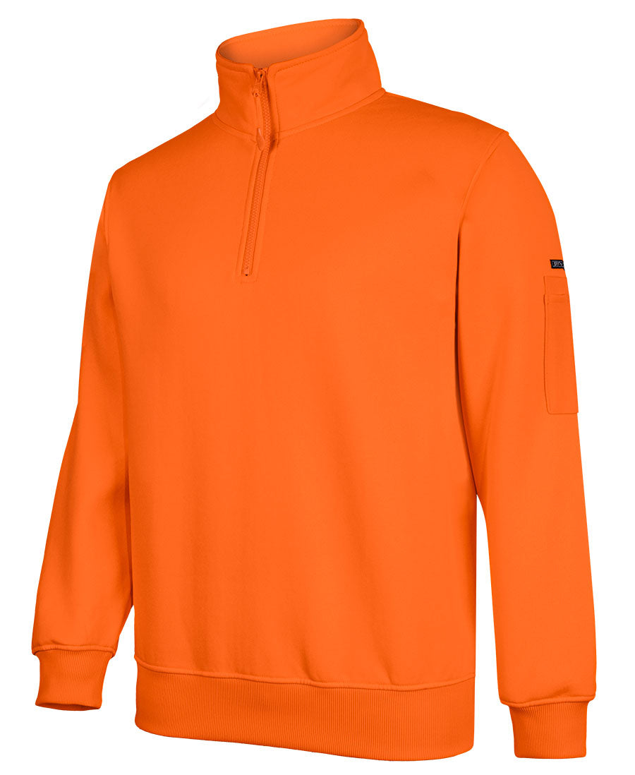 JB's Hi Vis 1/2 Zip Fleecy 6HVFH | Classic Cool Weather Option