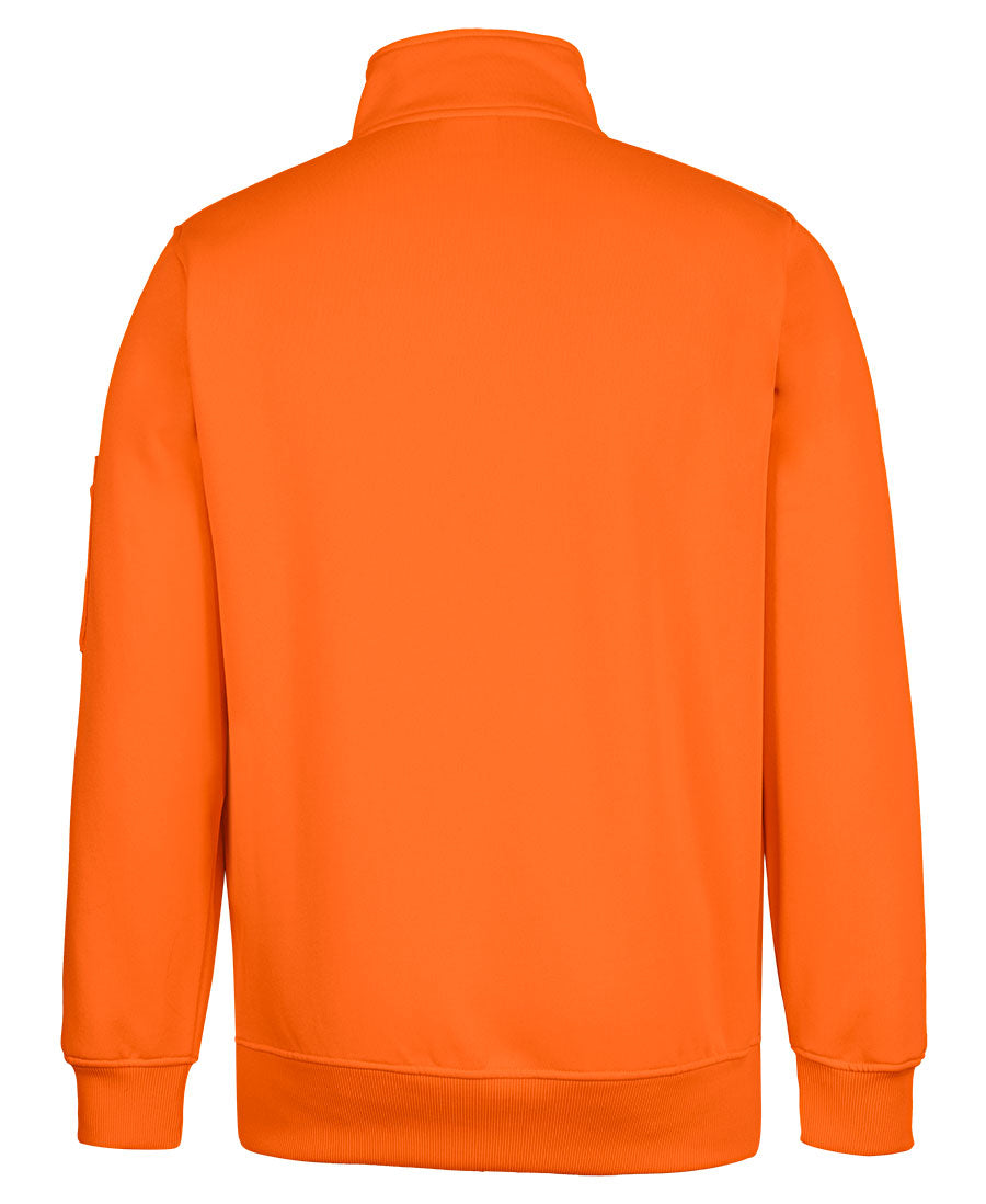 JB's Hi Vis 1/2 Zip Fleecy 6HVFH | Classic Cool Weather Option