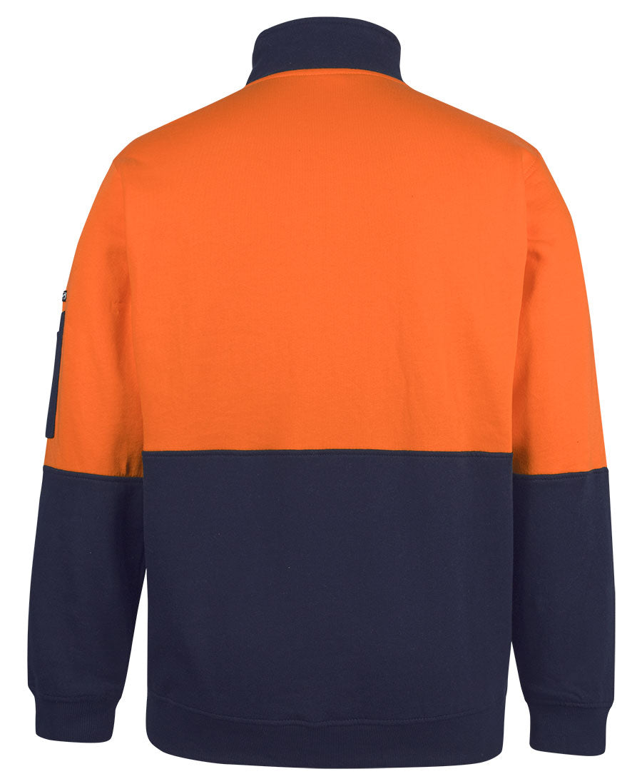 JB's Hi Vis 310 Cotton 1/2 Zip Fleece 6HVFM