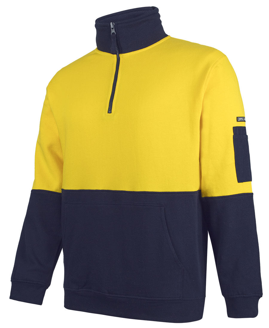 JB's Hi Vis 310 Cotton 1/2 Zip Fleece 6HVFM