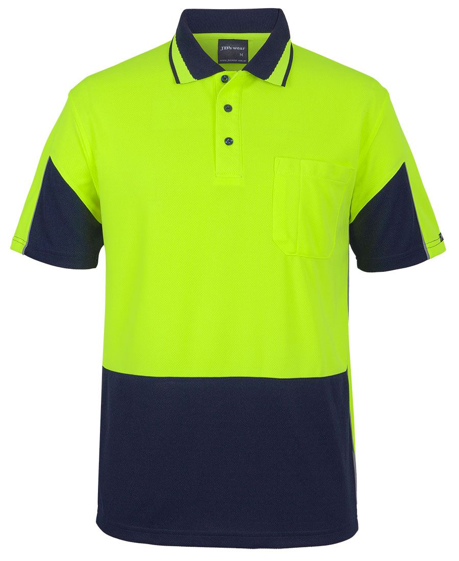 JB's Hi Vis S/S Gap Polo 6HVGS | In the detail