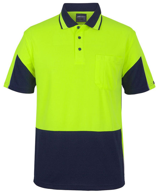 JB's Hi Vis S/S Gap Polo 6HVGS | In the detail