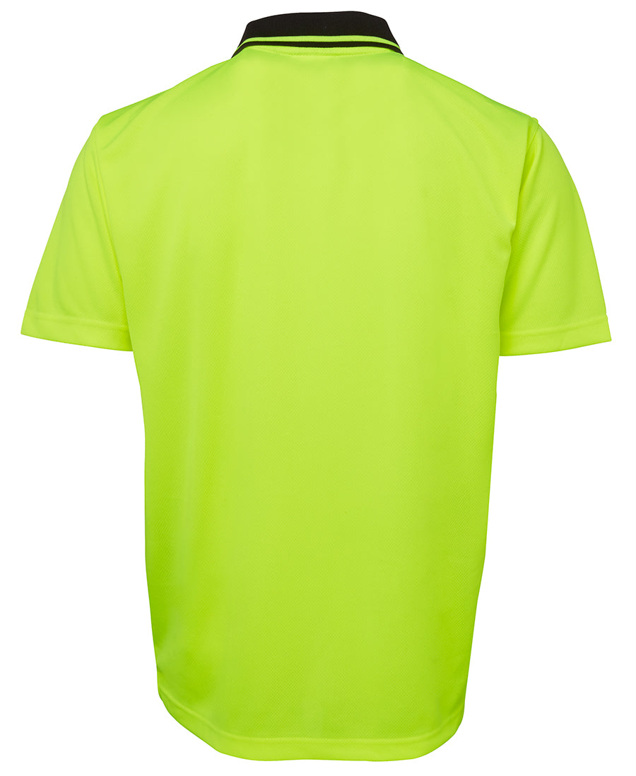 JB's Adults and Kids Hi Vis Non Cuff Traditional Polo 6HVNC | Classic Hi Vis polo