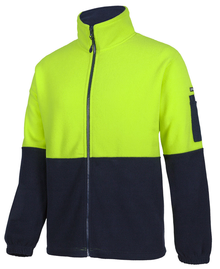 Hi Vis Full ZIp Polar Fleece 6HVPE | Warmth Meets Safety