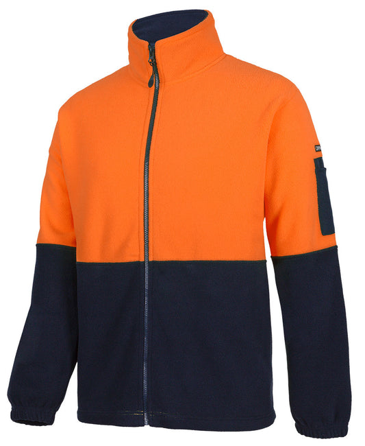 Hi Vis Full ZIp Polar Fleece 6HVPE | Warmth Meets Safety