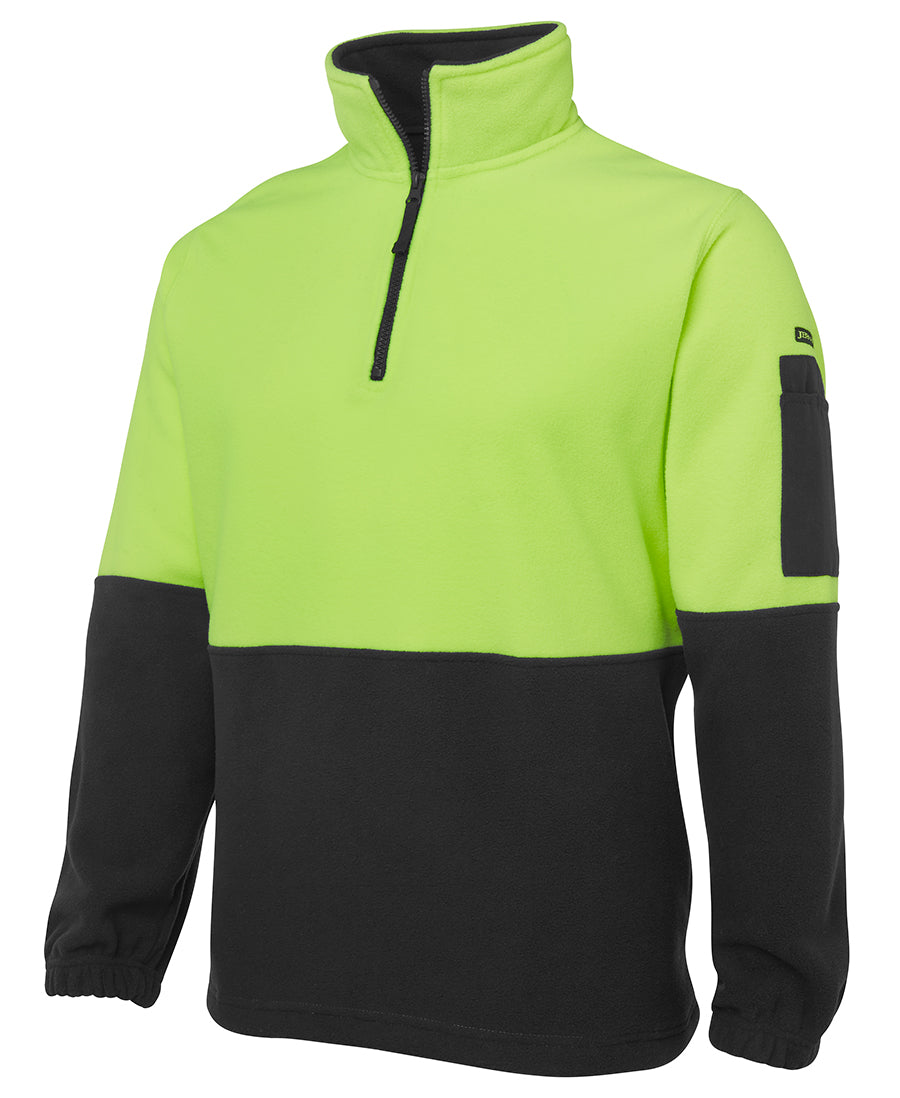 JB's Hi Vis 1/2 Zip Polar Fleece 6HVPF | Stay Warm