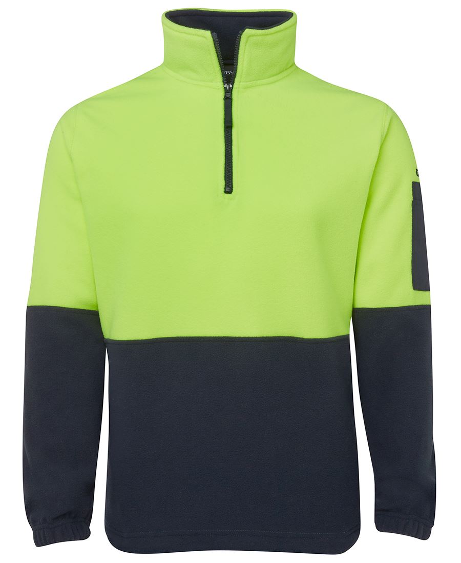 JB's Hi Vis 1/2 Zip Polar Fleece 6HVPF | Stay Warm