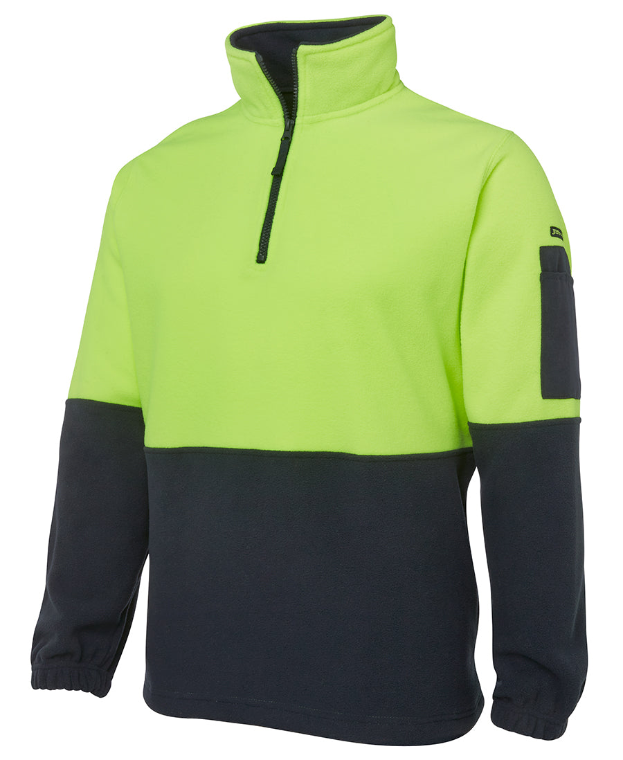 JB's Hi Vis 1/2 Zip Polar Fleece 6HVPF | Stay Warm