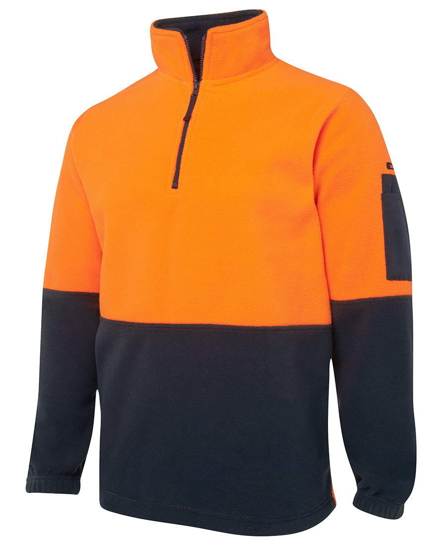 JB's Hi Vis 1/2 Zip Polar Fleece 6HVPF | Stay Warm