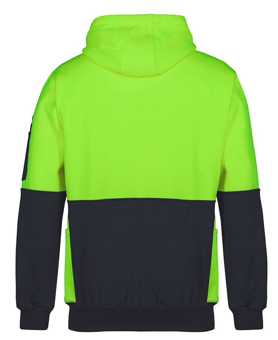 JB's Hi Vis 330G Pull Over Hoodie 6HVPJ | Hooded Comfort