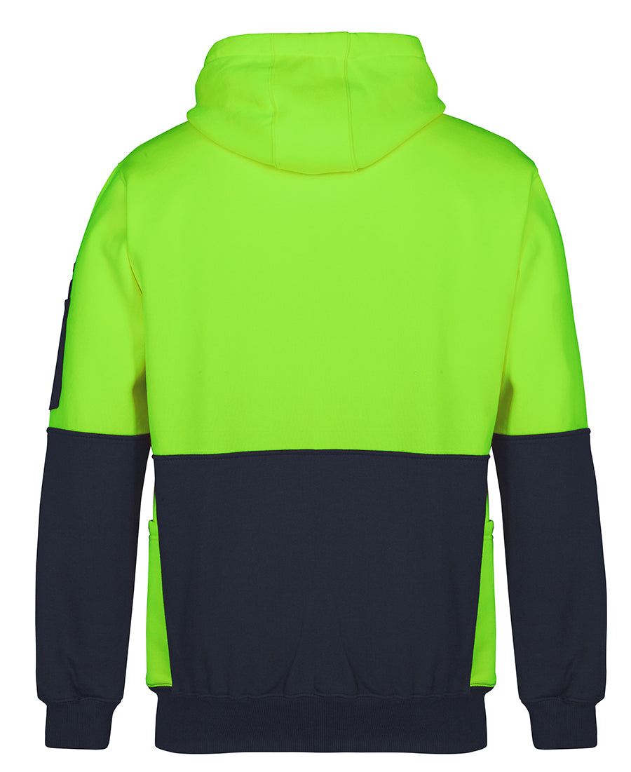 JB's Hi Vis 330G Pull Over Hoodie 6HVPJ | Hooded Comfort