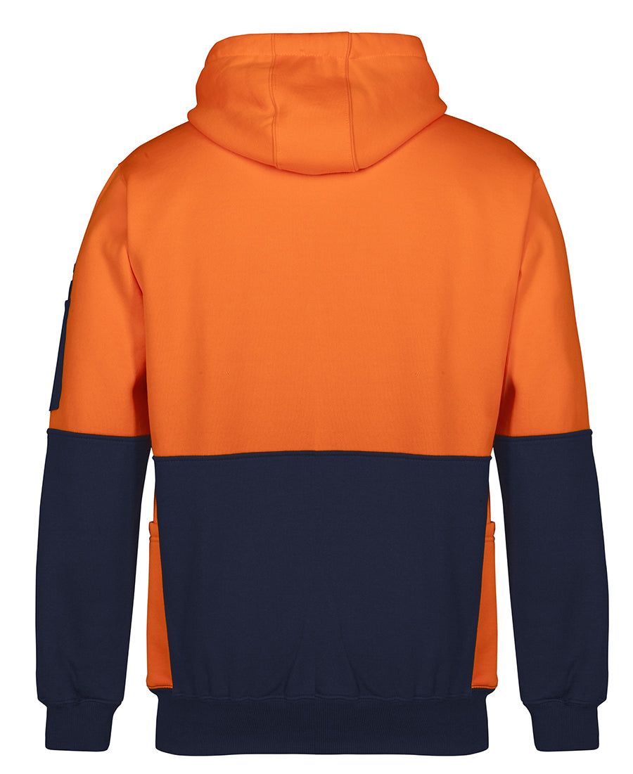 JB's Hi Vis 330G Pull Over Hoodie 6HVPJ | Hooded Comfort