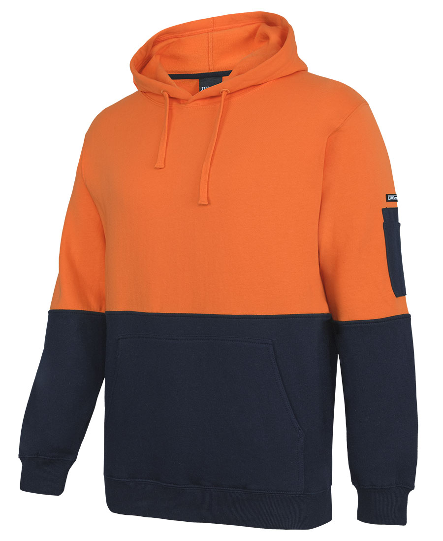 JB's Hi Vis 310 Cotton Pull Over Hoodie 6HVPM