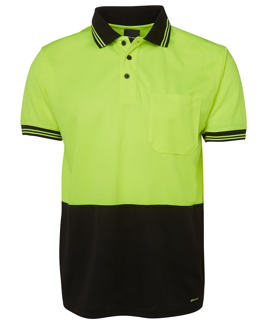 JB's Hi Vis S/S Traditional Polo 6HVPS