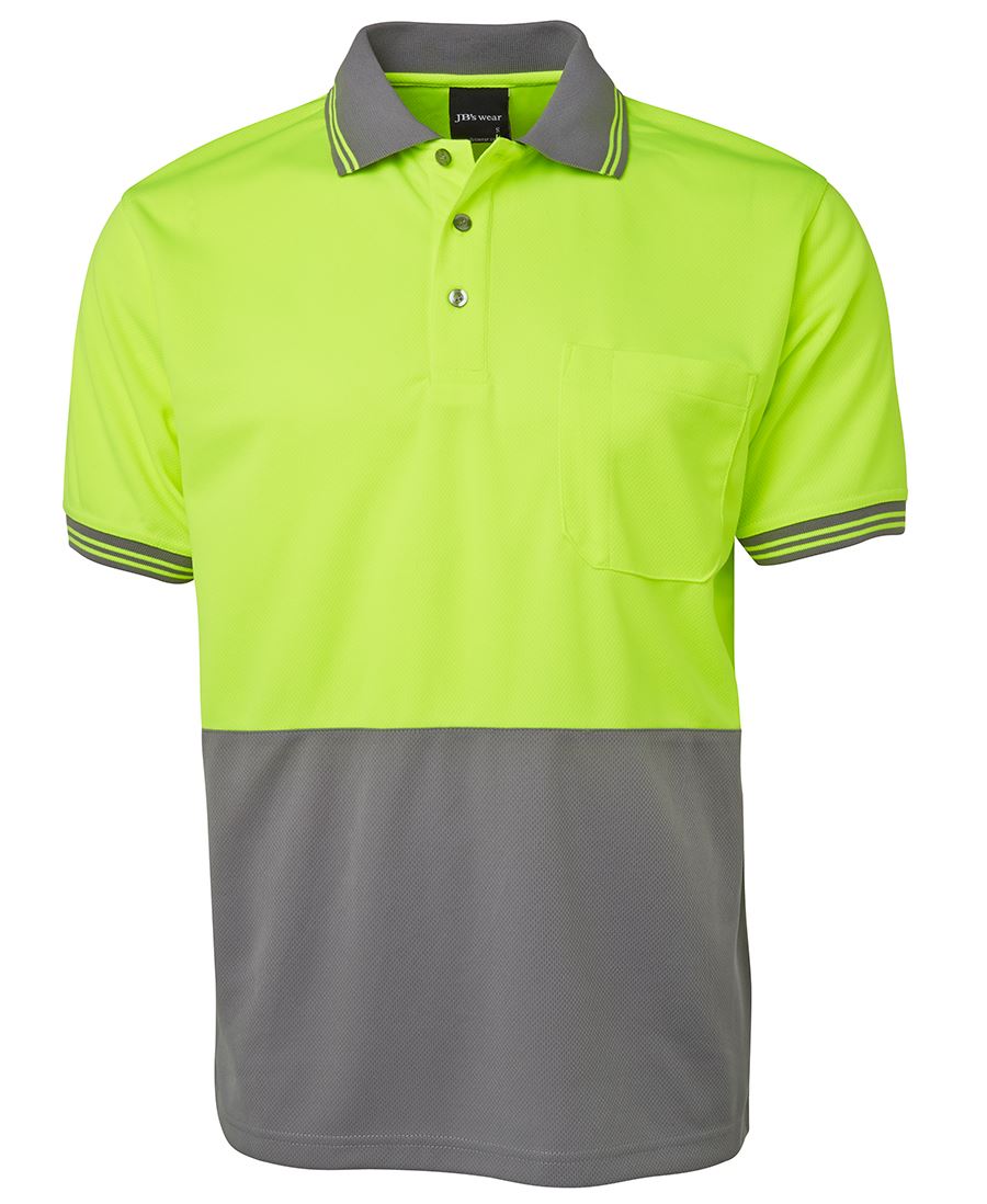 JB's Hi Vis S/S Traditional Polo 6HVPS