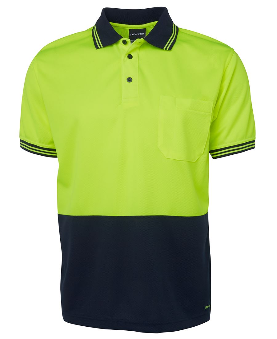 JB's Hi Vis S/S Traditional Polo 6HVPS