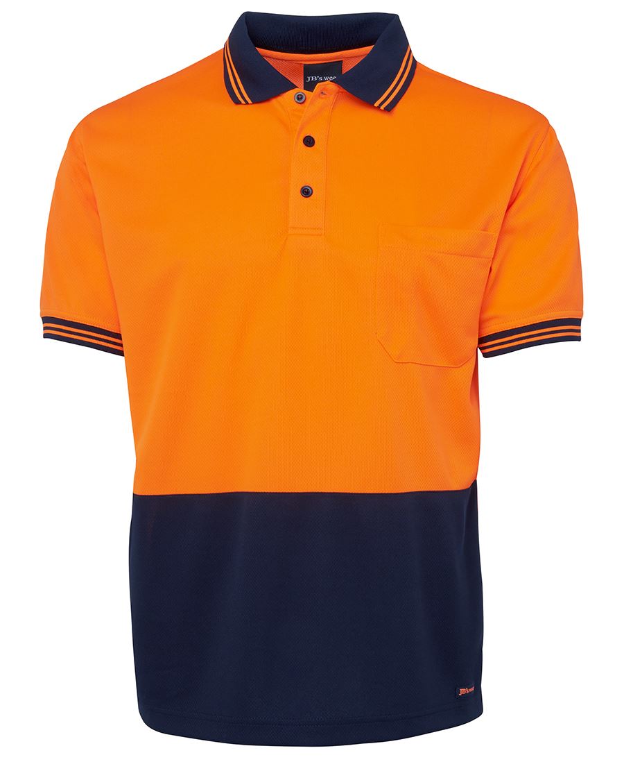 JB's Hi Vis S/S Traditional Polo 6HVPS