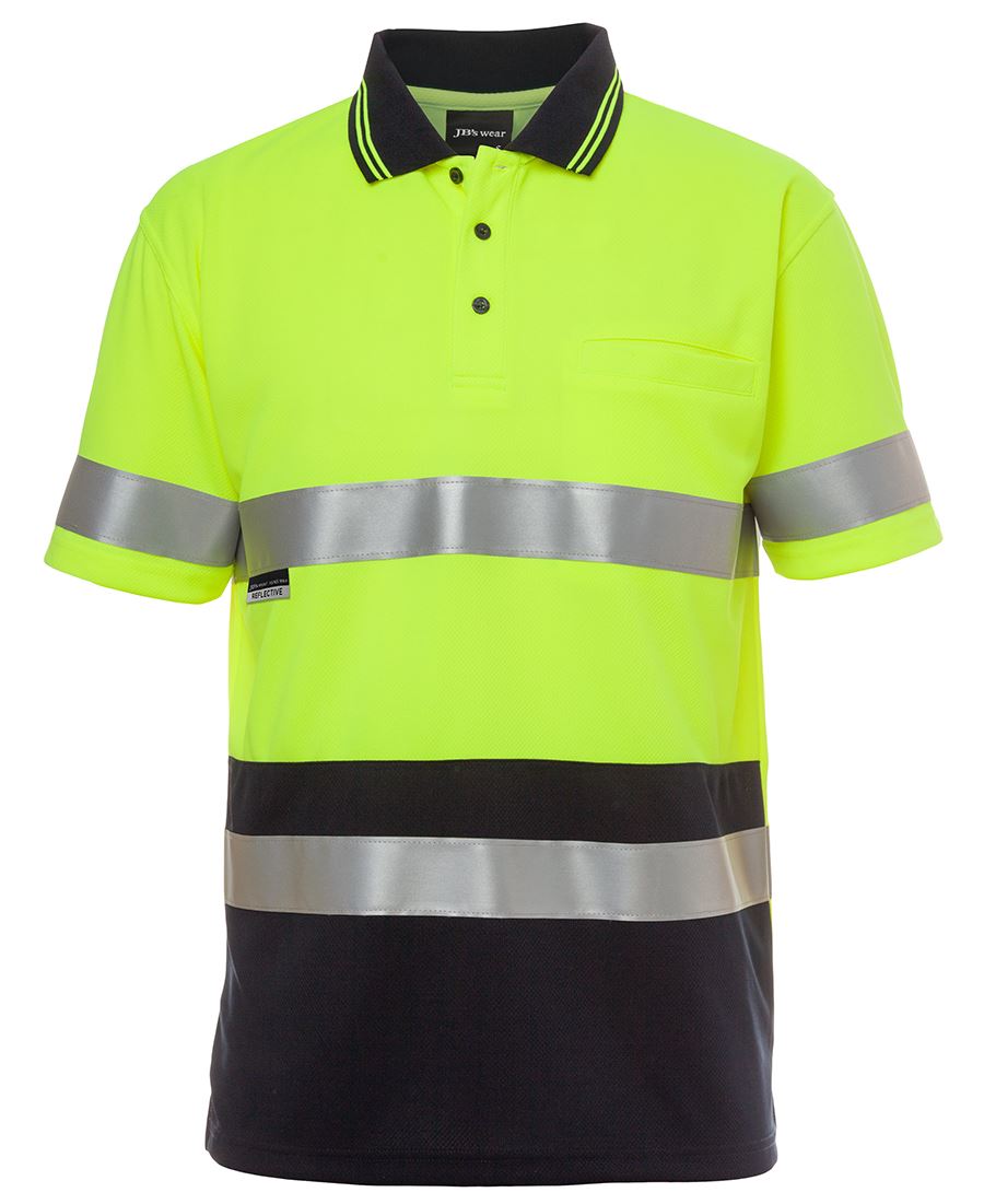 JB's Hi Vis S/S (D+N) Traditional Polo 6HVST | A Hi Vis staple
