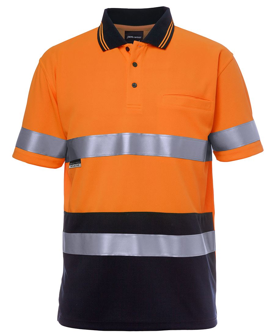 JB's Hi Vis S/S (D+N) Traditional Polo 6HVST | A Hi Vis staple