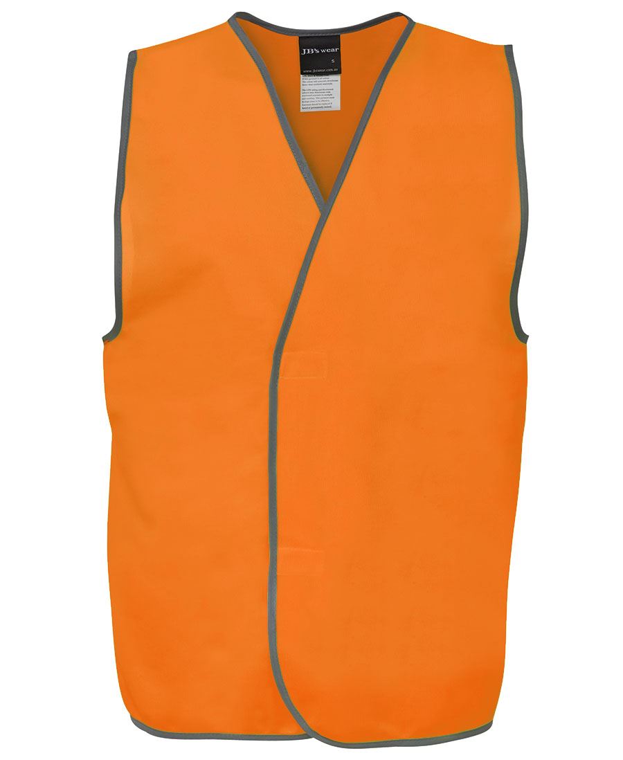 JB's Hi Vis Safety Vest 6HVSV | Traditional Hi Vis Vest